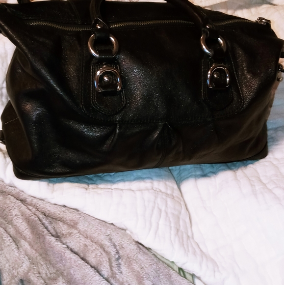Coach black leather new without tags bag - Picture 3 of 15